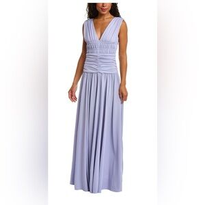 Zac Posen Matte Gown Lavender NWT